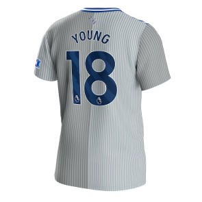 Everton Ashley Young #18 Rezervni Dres 2023-24 Kratak Rukavima